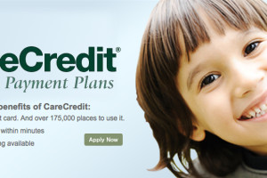 Pay for Dental Costs with Care Credit Financing (click to apply)